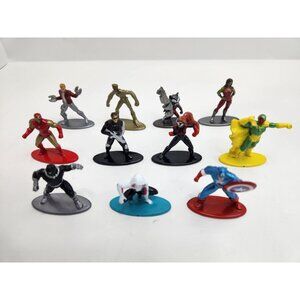 11 Marvel Metal Mini Figures by Jada‎ Toys
